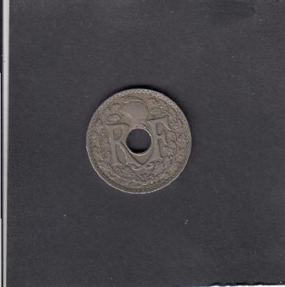 Beschrijving: 25 Centimes HOLE